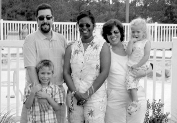 Group photo at the company picnic